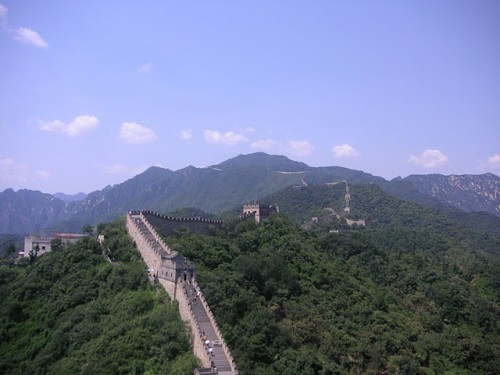 Vista desde la muralla de Mutianyu