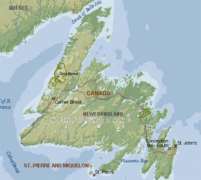 Mapa de Terranova