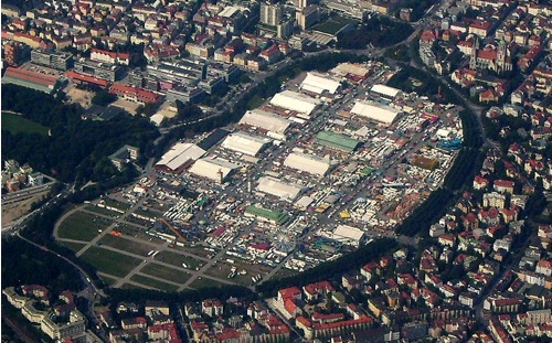 Emplazamiento del Oktoberfest en Munich