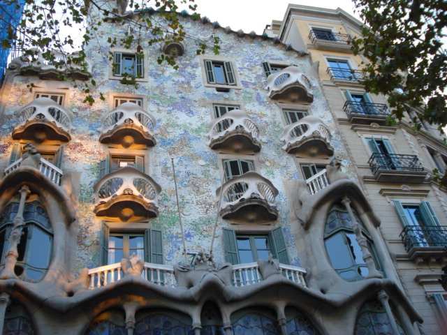 Casa Batlló de Antoni Gaudí, Barcelona