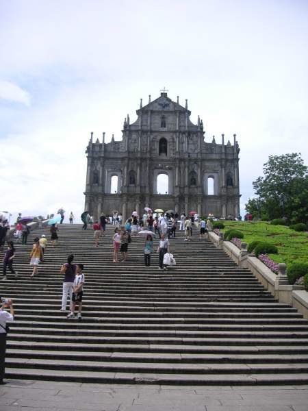 Ruinas de la catedral de San Pablo en Macao