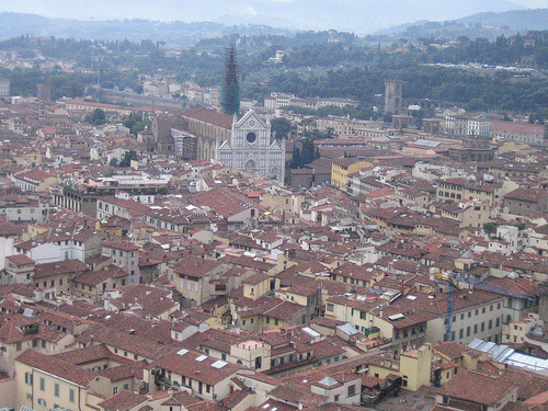 Vistas desde la catedral de Santa Maria del Fiore, Florencia