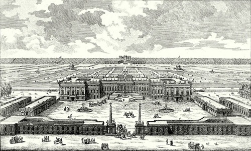 Proyecto final del Palacio de Schönbrunn, en Viena