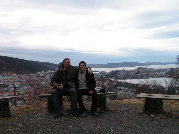 Vistas de Bergen con un amigo