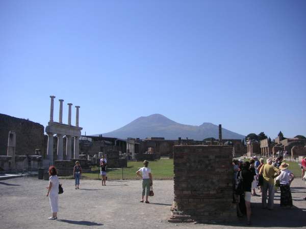 El foro de la ciudad de Pompeya