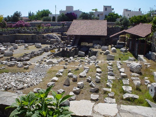 Mausoleo de Halicarnassos en la actualidad
