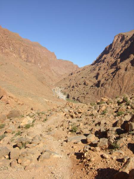 Cima del trecking en Marruecos