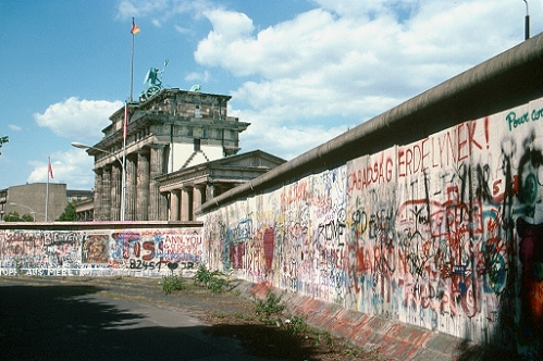 El muro en la puerta de Brandemburgo