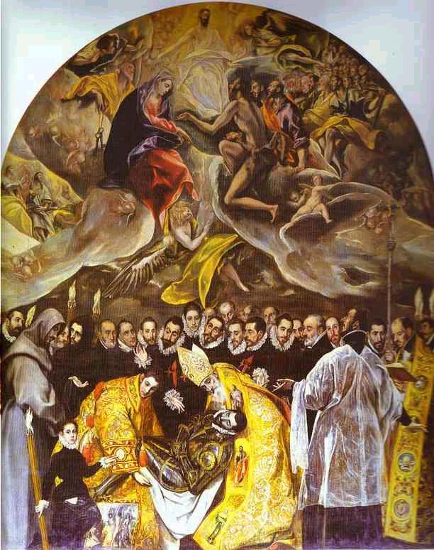 El cuadro del Greco del entierro del conde Orgaz