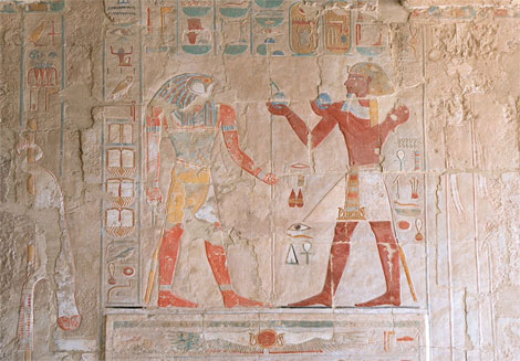 Bajorelieve del templo de Hatshepsut