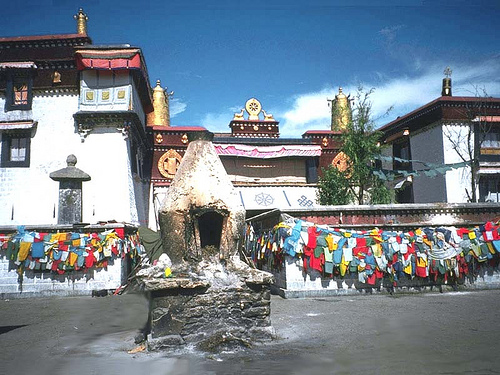 Templo en Lhasa (Tibet)