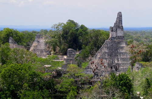 Las ruinas de Tikal