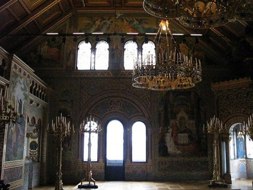 Salón de los cantores del castillo de Neuschwanstein