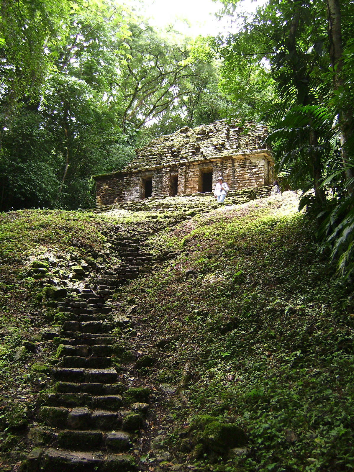 Palacio de las ruinas de Yaxchilán