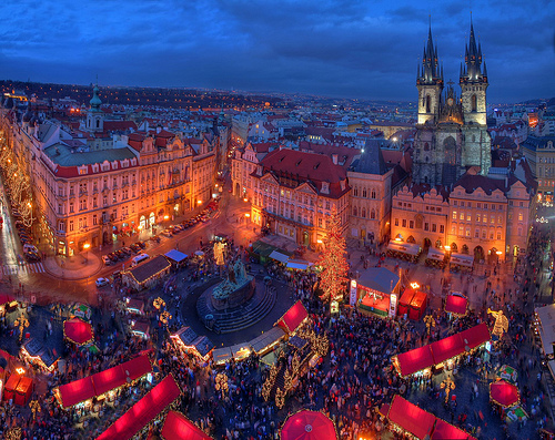 Mercadillo Navidad de Praga en 2007