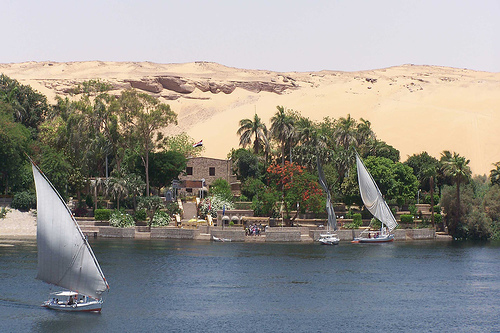 Falucas en Aswan @3viajes