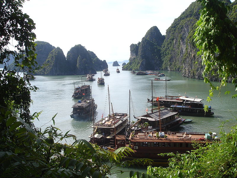 La bahía de Halong en Vietnam