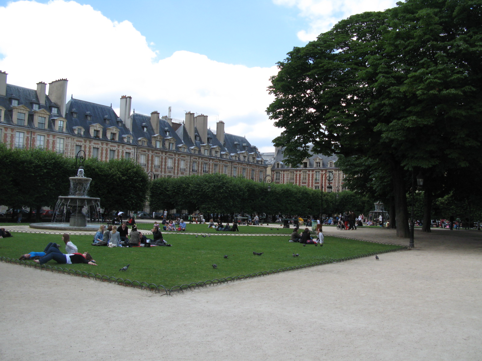 Plaza des Vosges en Marais
