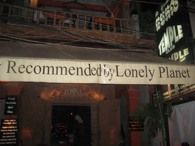 Recommended by Lonely Planet en Siem Reap, Cambodja