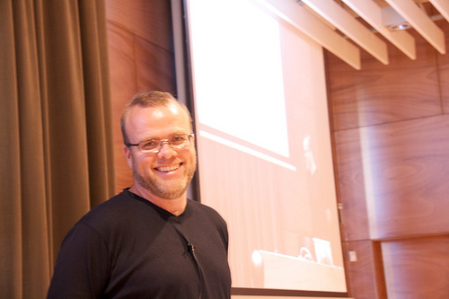 Rasmus Lerdorf en la PHPBarcelona Conference 2009