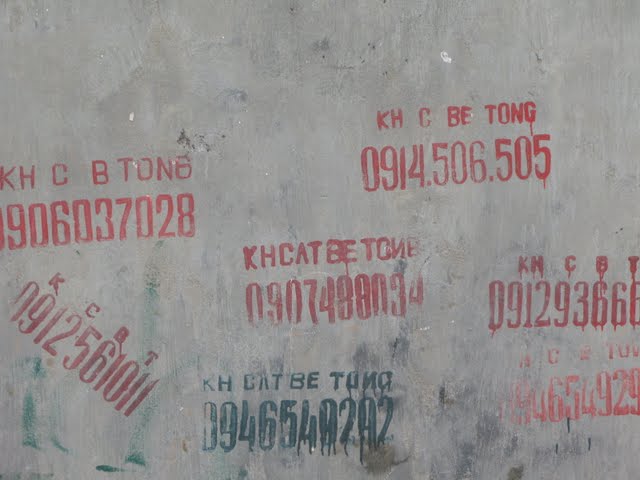 Más números en las paredes de Hanoi