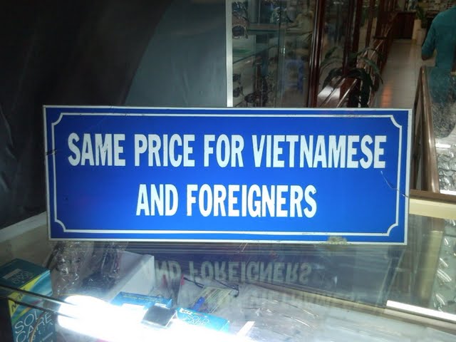 El mismo precio para vietnamitas y forasteros