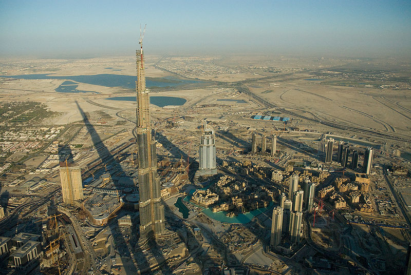 El Burj de Dubai el 2008