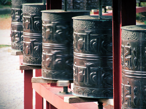 Mantras del monasterio budista del Garraf