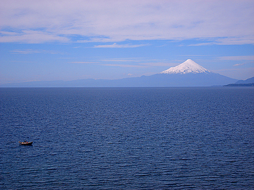 Puerto Varas y el volcán Osorno