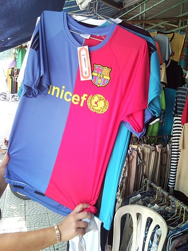 Camiseta falsa del Barça