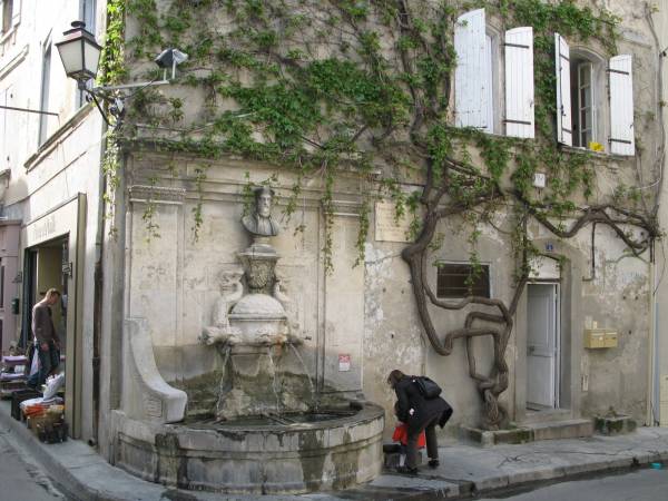 La fuente de Nostradamus en Saint Remy de Provence