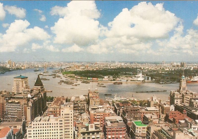 El Pudong de Shanghai en 1990