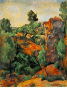 La carriere de Bibémus de Paul Cézanne