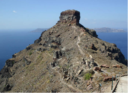 Senderismo en Santorini