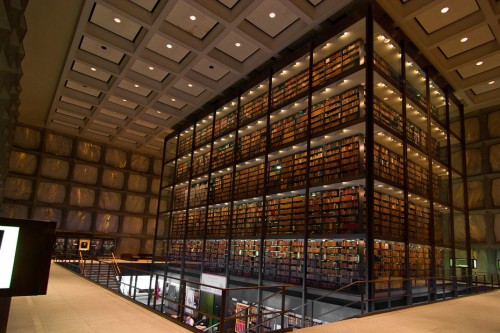 Biblioteca de la Universidad de Yale, en New Haven (CT)