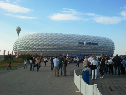 Allianz Arena de Munich antes del partido