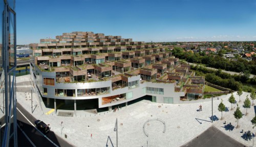 Apartamentos de la Montaña de Bjarke Ingels en Copenhagen