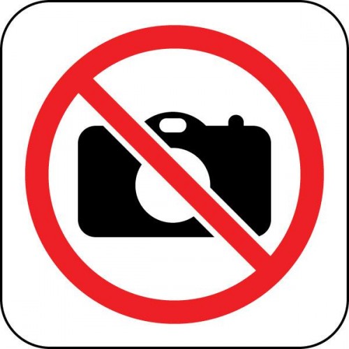 Prohibido sacar fotos