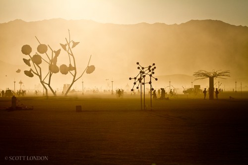 Paisaje del Burning Man 2011