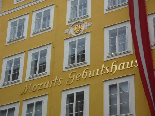 Casa donde nació Mozart en Salzburgo