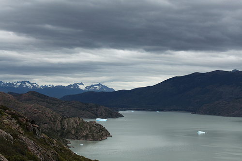 Hielo sobre el lago del Glaciar Grey @3viajes