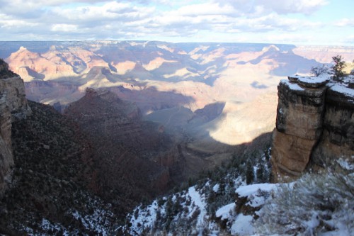 Vistas desde el Bright Angel Trail del Grand Canyon