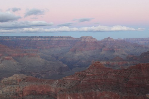 Más colores de la puesta de sol desde el South Rim del Grand Canyon