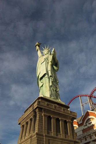 Estatua de la libertad del NewYork NewYork de Las Vegas
