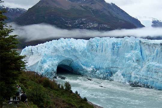 Glaciar Perito Moreno antes de romperse
