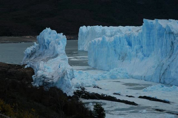 Glaciar Perito Moreno tras la ruptura