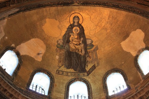 Fresco de Santa Sofía de Estambul