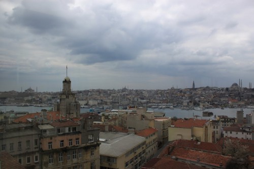 Vistas desde la Torre de Galatea de Estambul