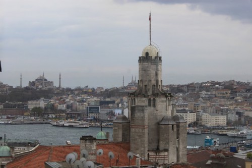 Vista del Bósforo desde el Hotel Anemon de Estambul