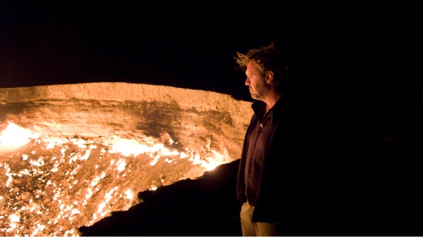 En el crater que arde de Turkmenistán
